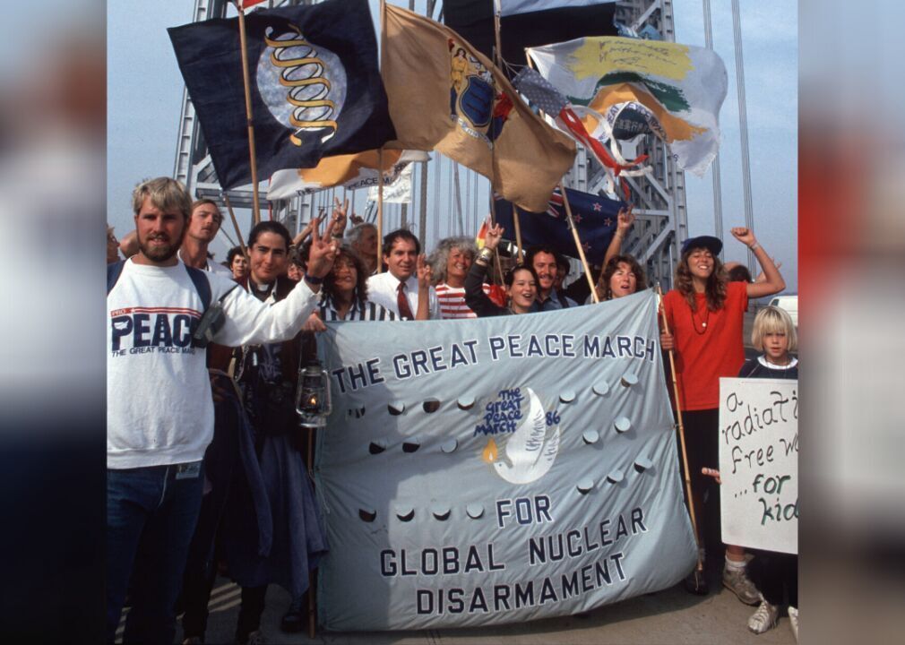 1986: Great Peace March for Global Nuclear Disarmament